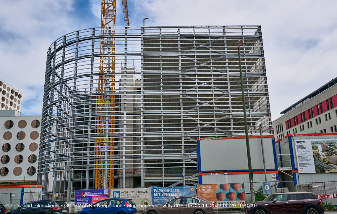 20.05.2023 - REVO Boardinghaus und Hochgarage in Neuperlach